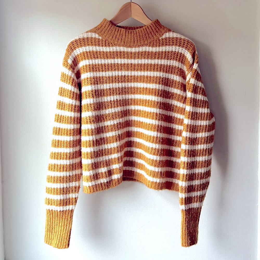 French knit sweater. New. Size small/medium.